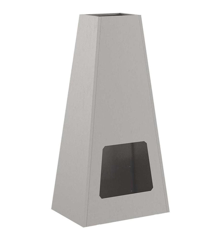 Foyer de cheminée Marron 50 x 35 x 100 cm Acier patiné