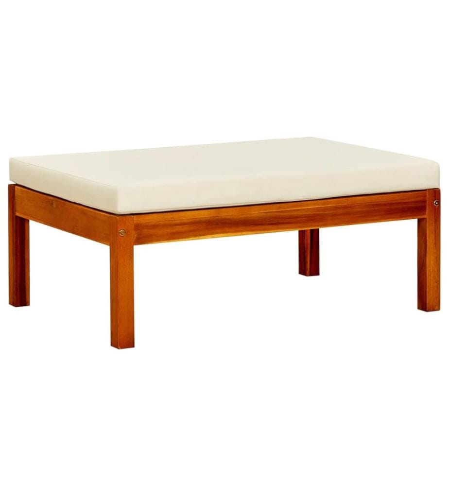 Gartenhocker 2 Stk. Massivholz Akazie