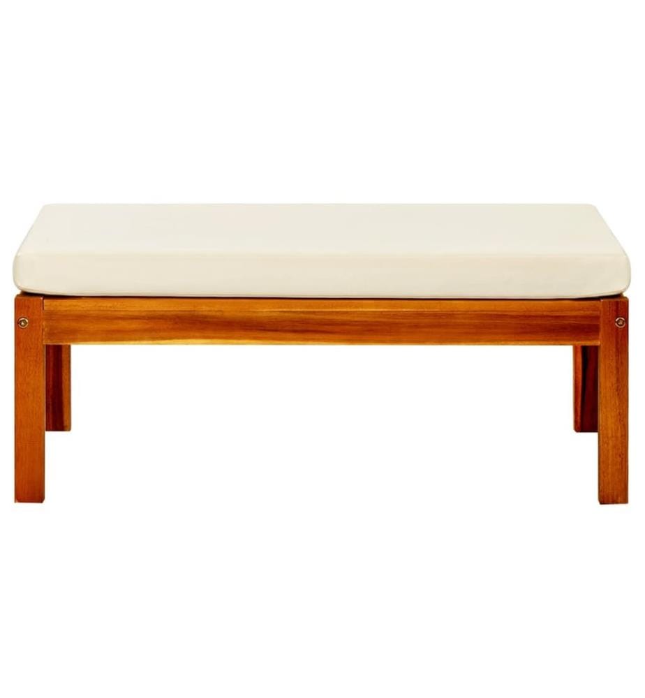 Gartenhocker 2 Stk. Massivholz Akazie