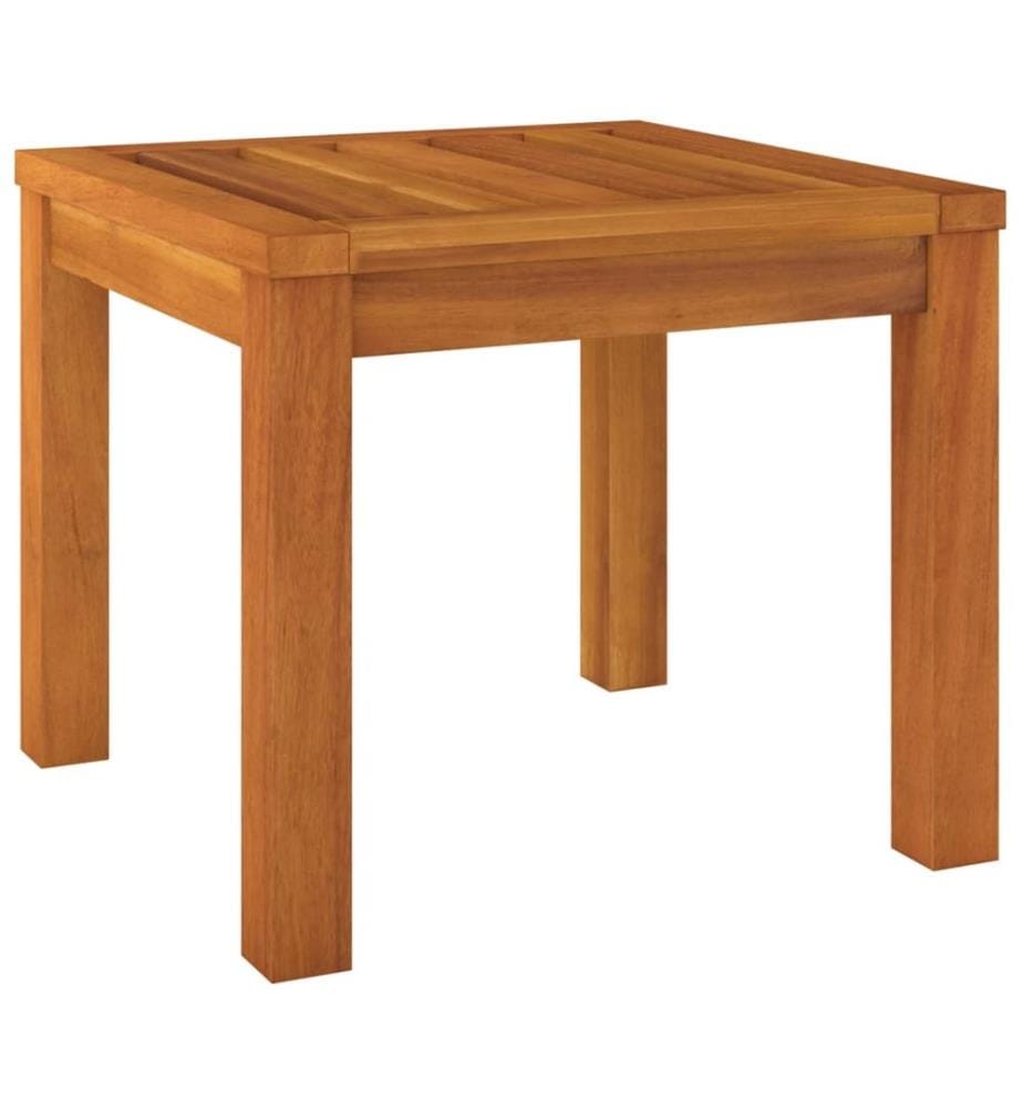 Gartenhocker mit Kissen 2 Stk. 40x40x42 cm Massivholz Akazie