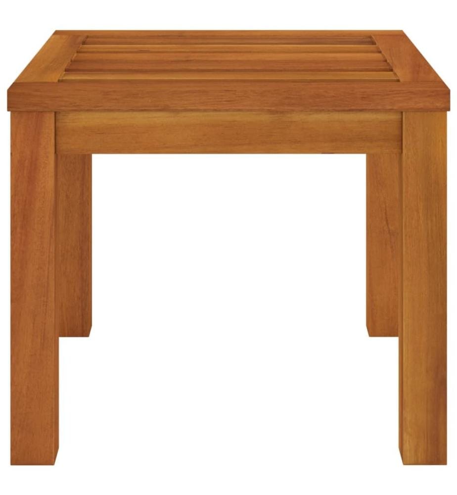 Gartenhocker mit Kissen 2 Stk. 40x40x42 cm Massivholz Akazie