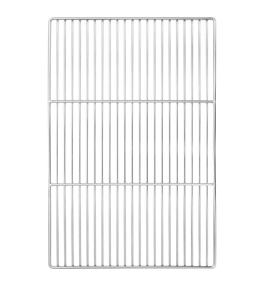 Grillrost Silber 60 x 40 cm Edelstahl