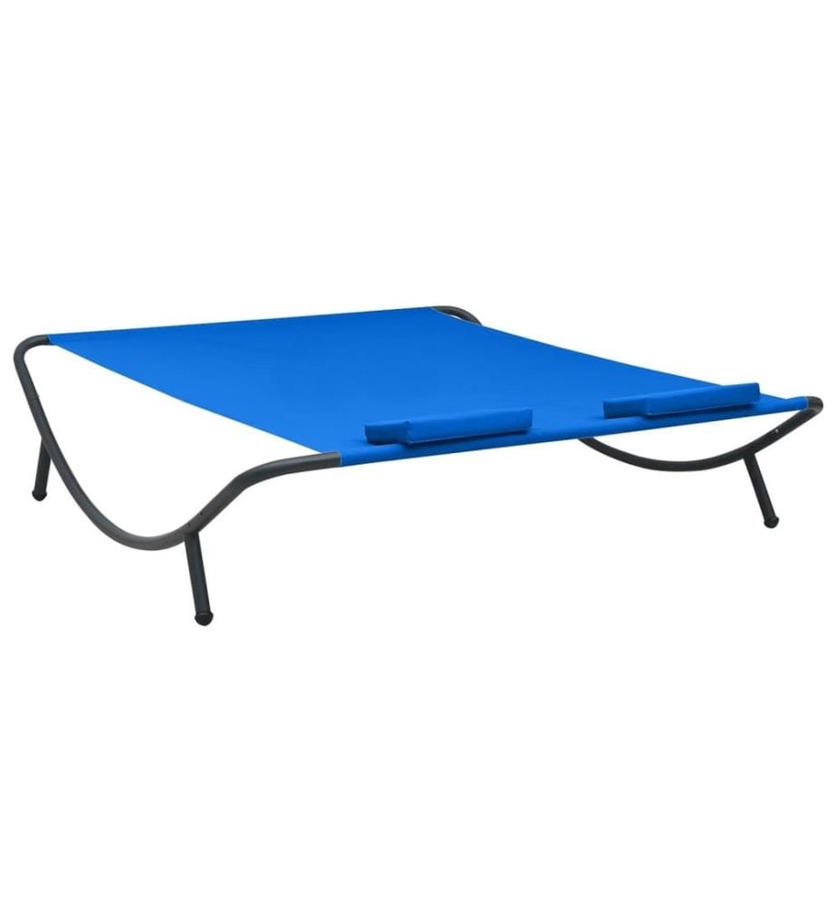 Sonnenliege Stoff Blau