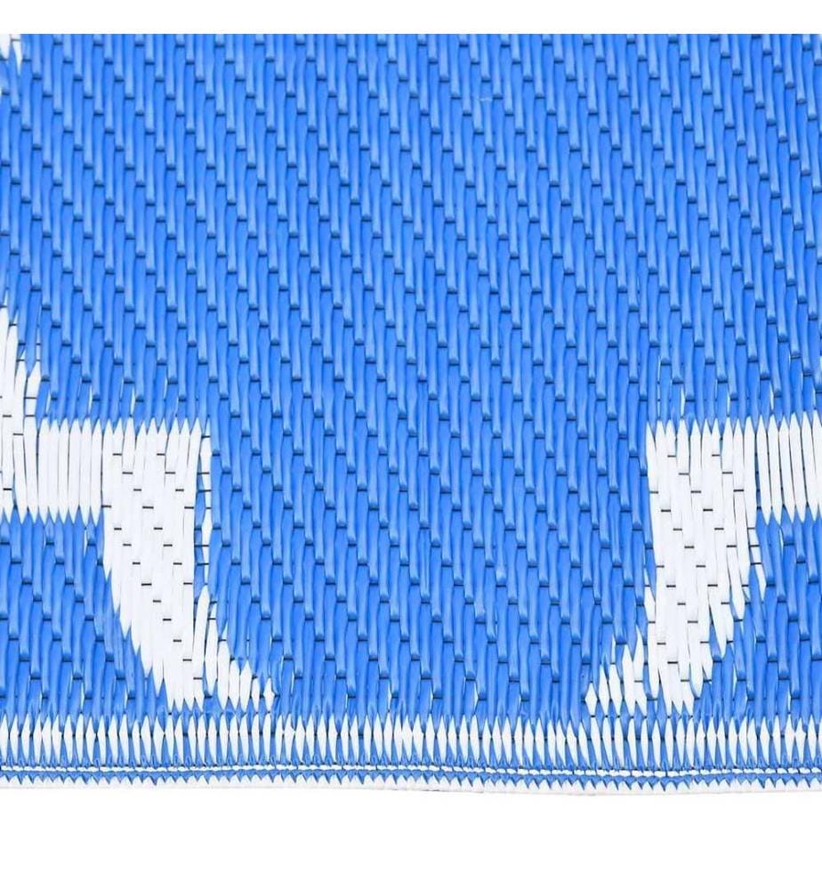 Outdoor-Teppich ARAKIL Blau 120x180 cm PP