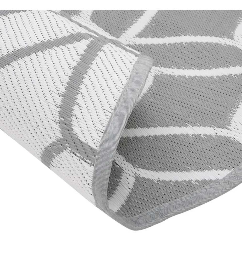 Outdoor-Teppich ARAKIL Grau Ø160 cm PP