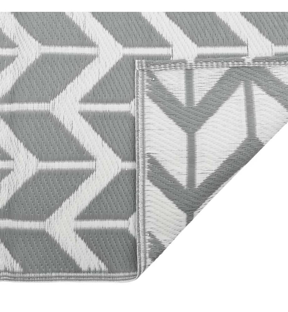 Outdoor-Teppich ARAKIL Grau 160x230 cm PP