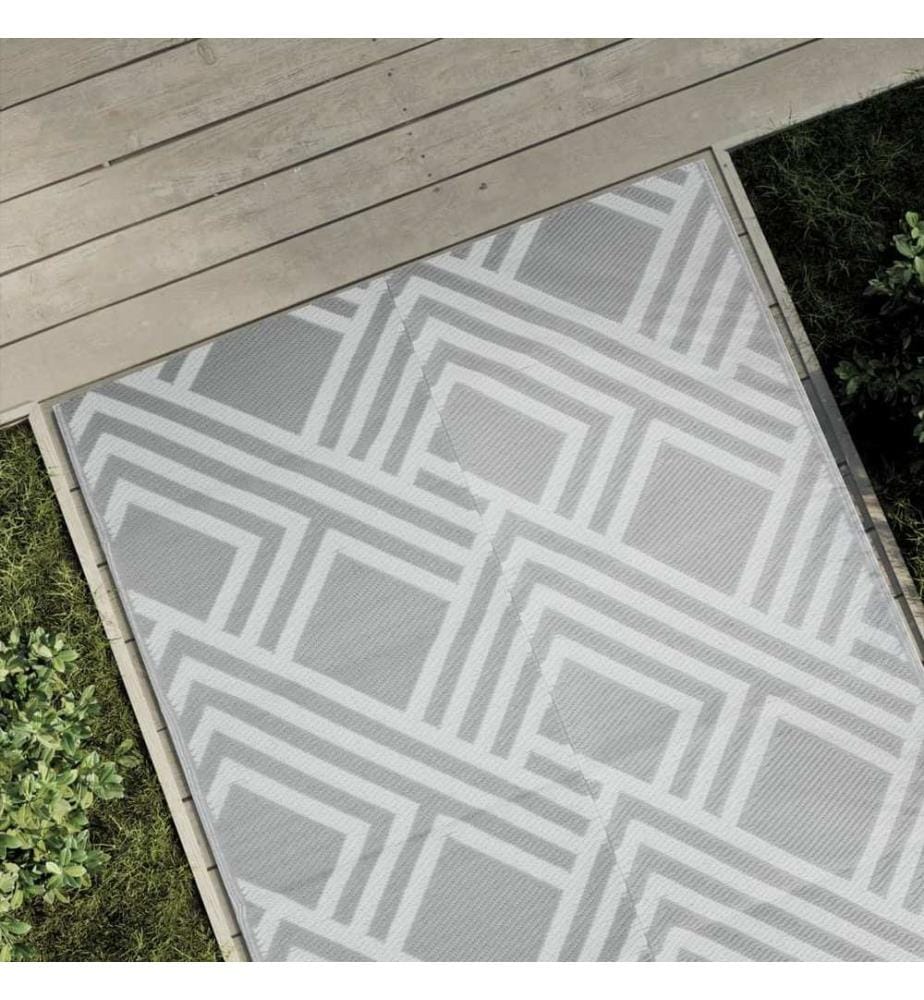 Outdoor-Teppich ARAKIL Grau 120x180 cm PP