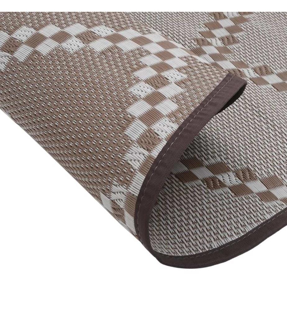 Outdoor-Teppich ARAKIL Braun Ø200 cm PP