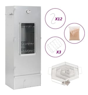 Räucherofen mit Kaltrauchgenerator Verzinkter Stahl