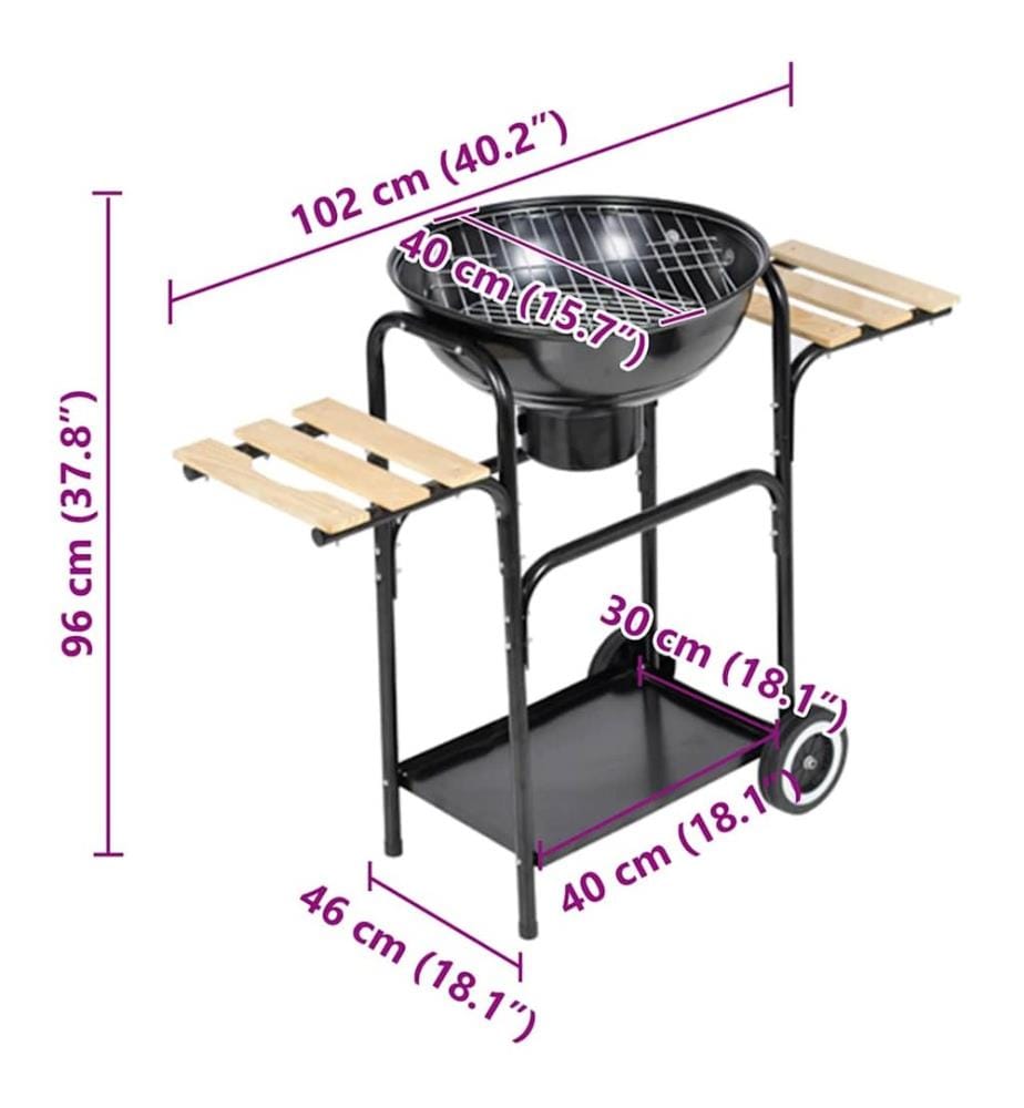 Kugelgrill Nevada Holzkohle-Grill