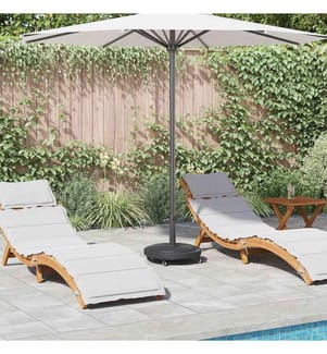 Sonnenschirmständer Art Deco Schwarz Ø 45 x 39.5 cm Eisen