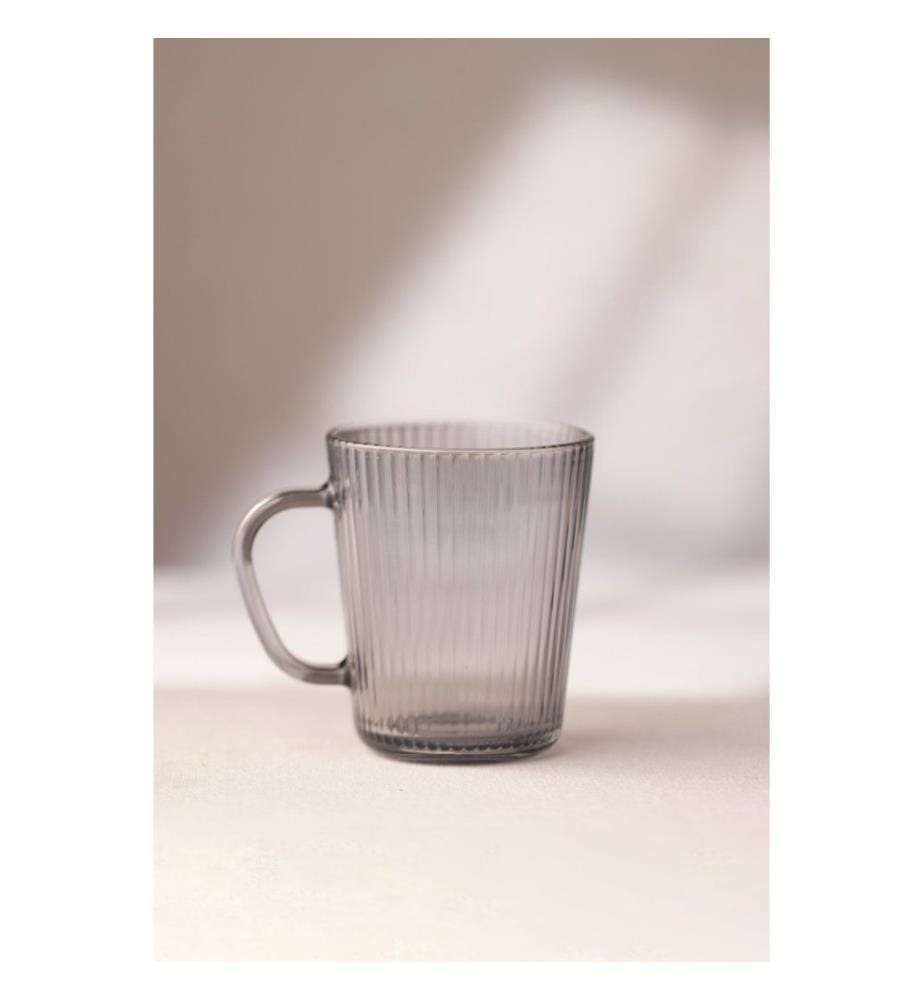 Mug Set, 3 Pieces, Green, Fume, Blue, 100% GLASS