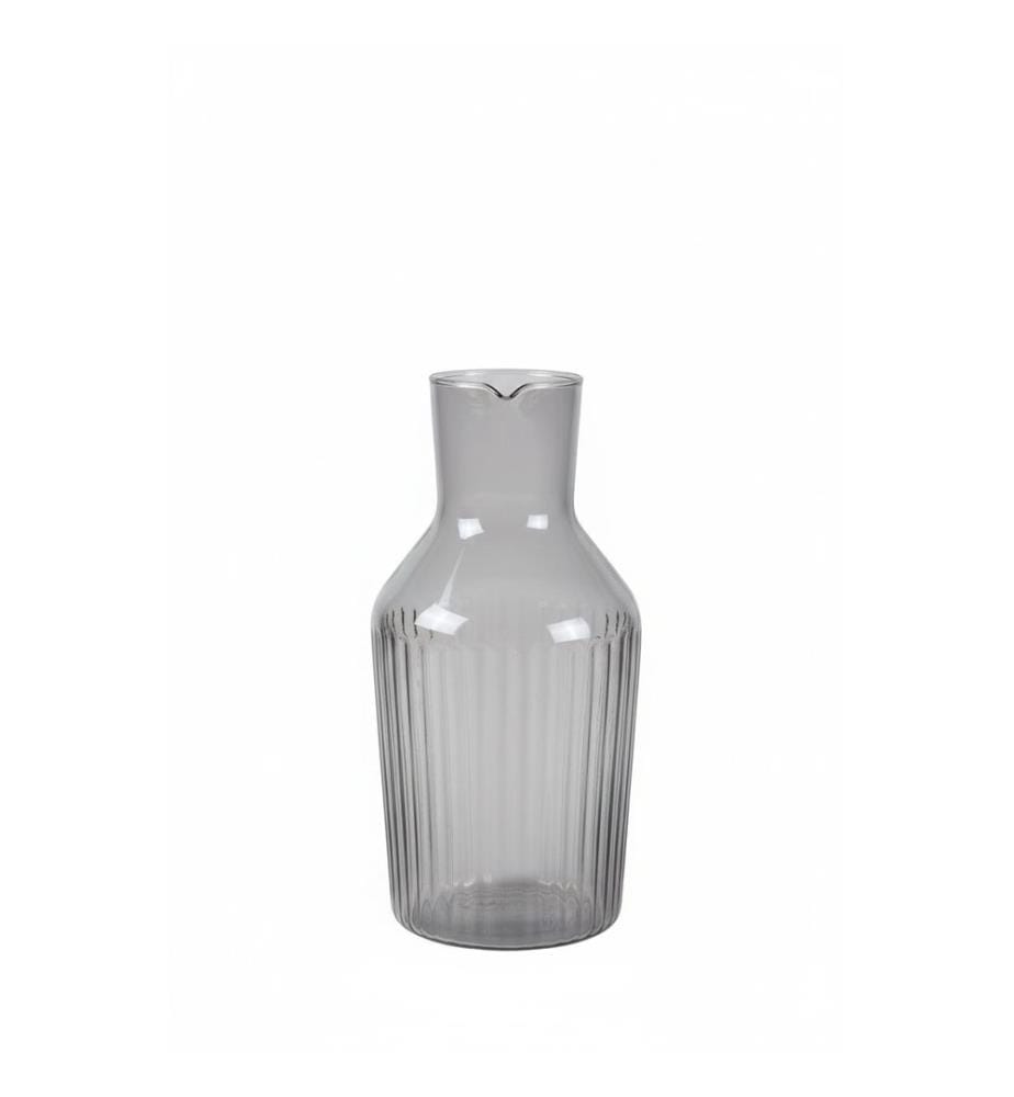 Glasflasche, Rauchfarben, 100 % GLAS