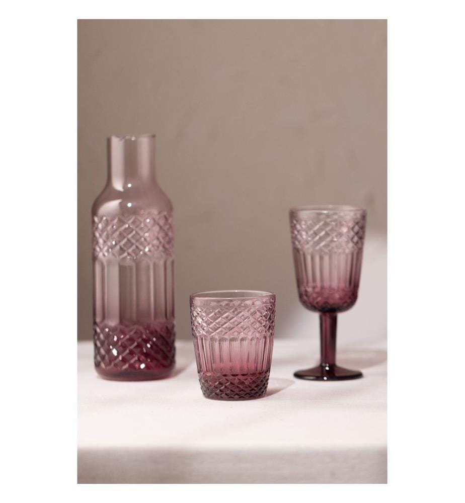 Bouteille en verre, bordeaux, 100 % VERRE