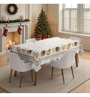 Tischdecke, mehrfarbig, 100 % POLYESTER