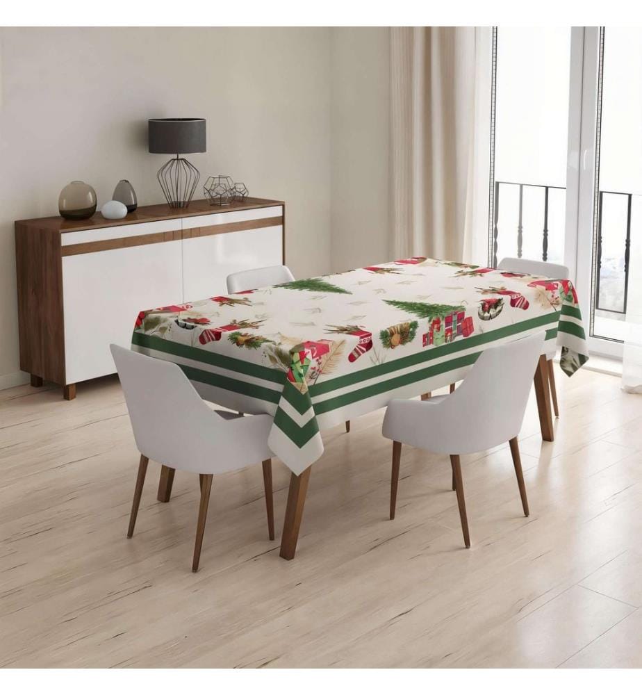 Tablecloth, Multicolor, 100% POLYESTER
