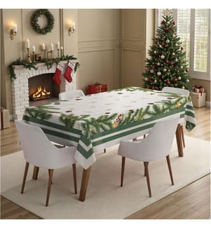 Tischdecke, mehrfarbig, 100 % POLYESTER