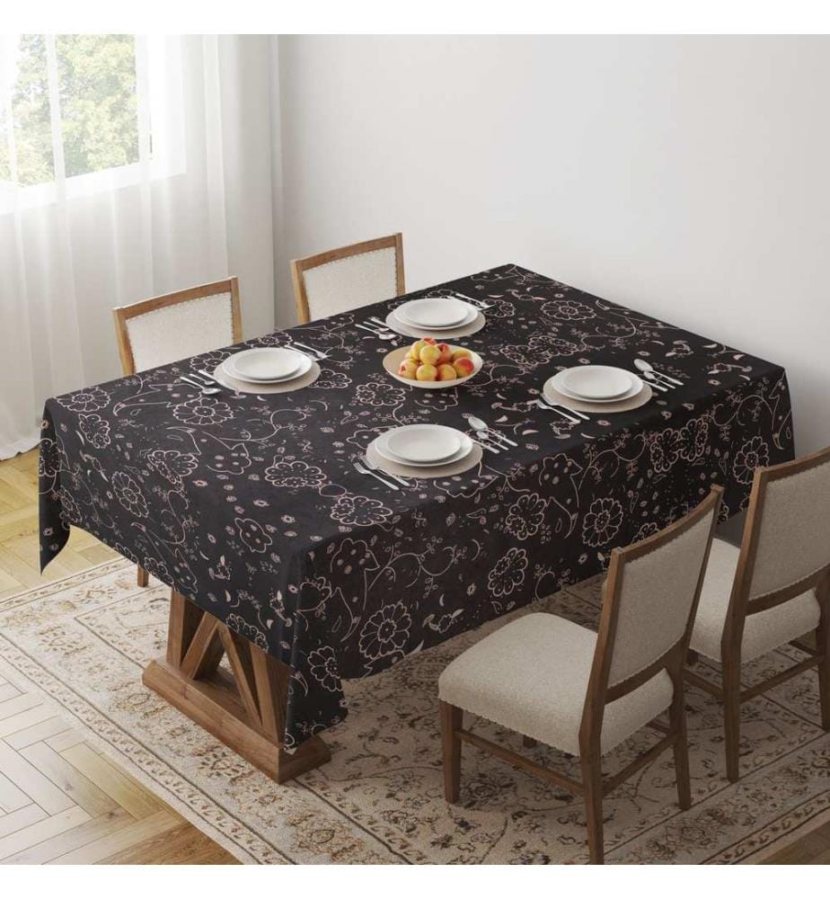Tischdecke, mehrfarbig, 65 % BAUMWOLLE / 35 % POLYESTER