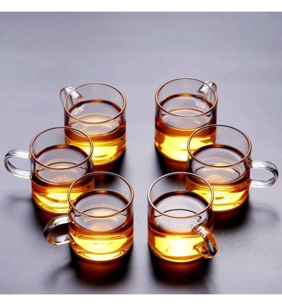 Coffee Cup Set, 2 Pieces, Transparent, 100% GLASS