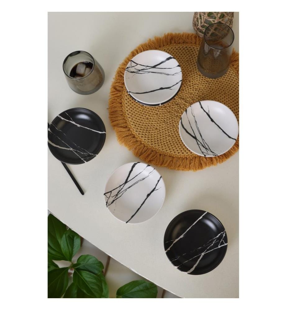 Sauce Bowl Set, 6 Pieces, Matte White, 100% CERAMIC STONEWARE