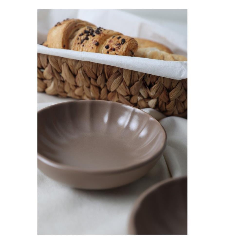 Appetizer Bowl Set, 6 Pieces, Mink, 100% CERAMIC STONEWARE