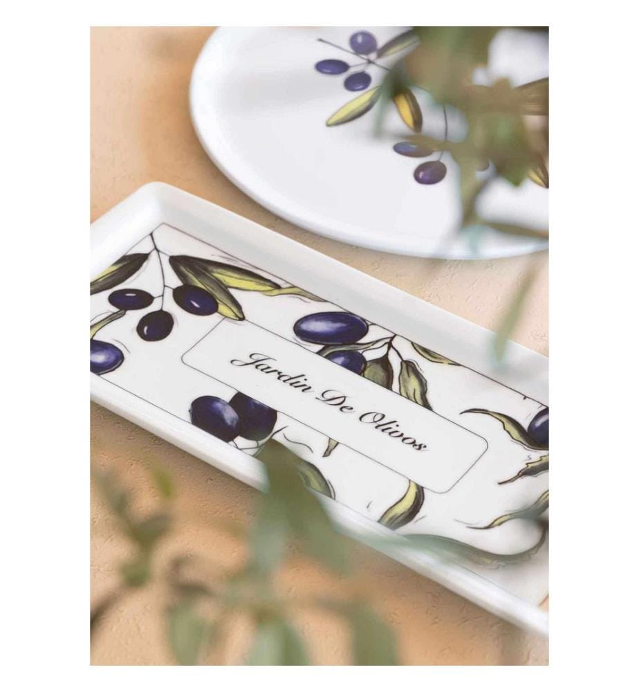 Platter, Multicolor, 100% CERAMIC