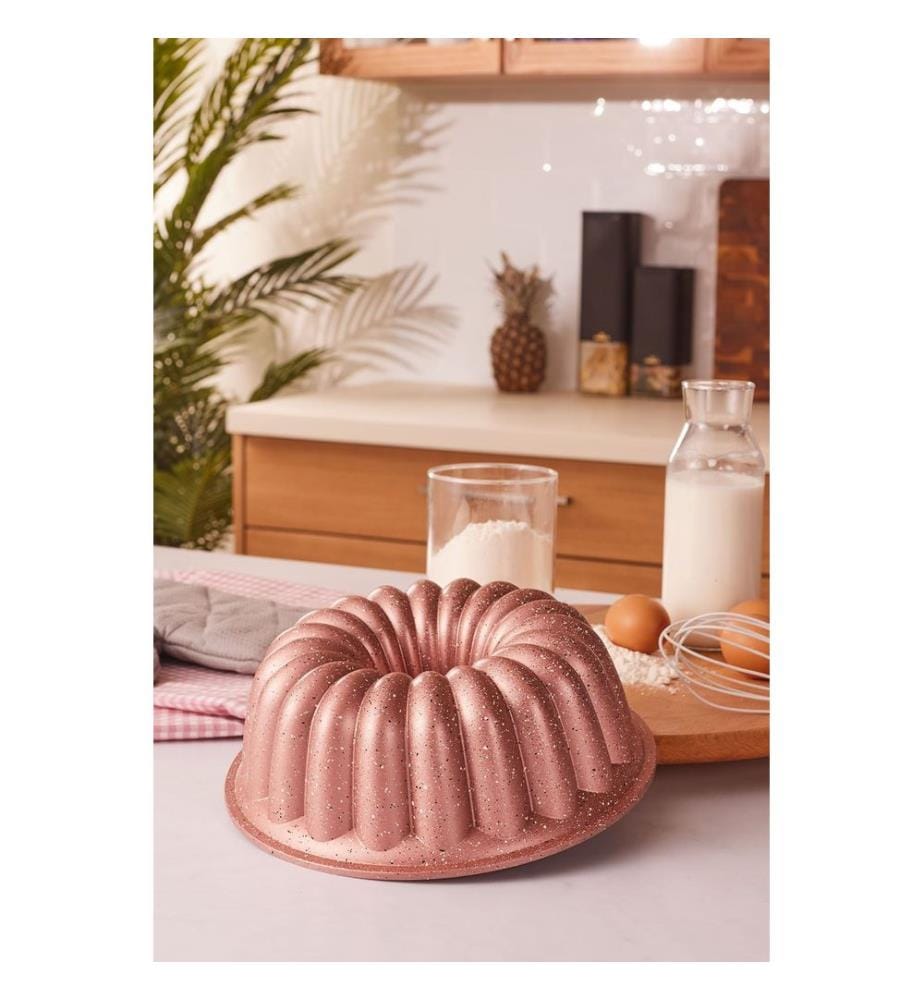 Dariole, Pink, 100% GRANITE COATED CAST ALUMINIUM
