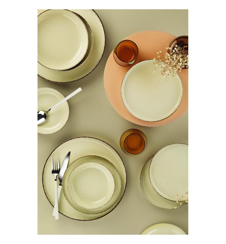 Geschirrset, 16-teilig, mehrfarbig, 100 % PORZELLAN