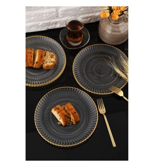Kuchen-Servierset, 4-teilig, transparent, 100 % GLAS