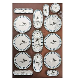 Breakfast Set, 29 Pieces, Multicolor, 100% PORCELAIN