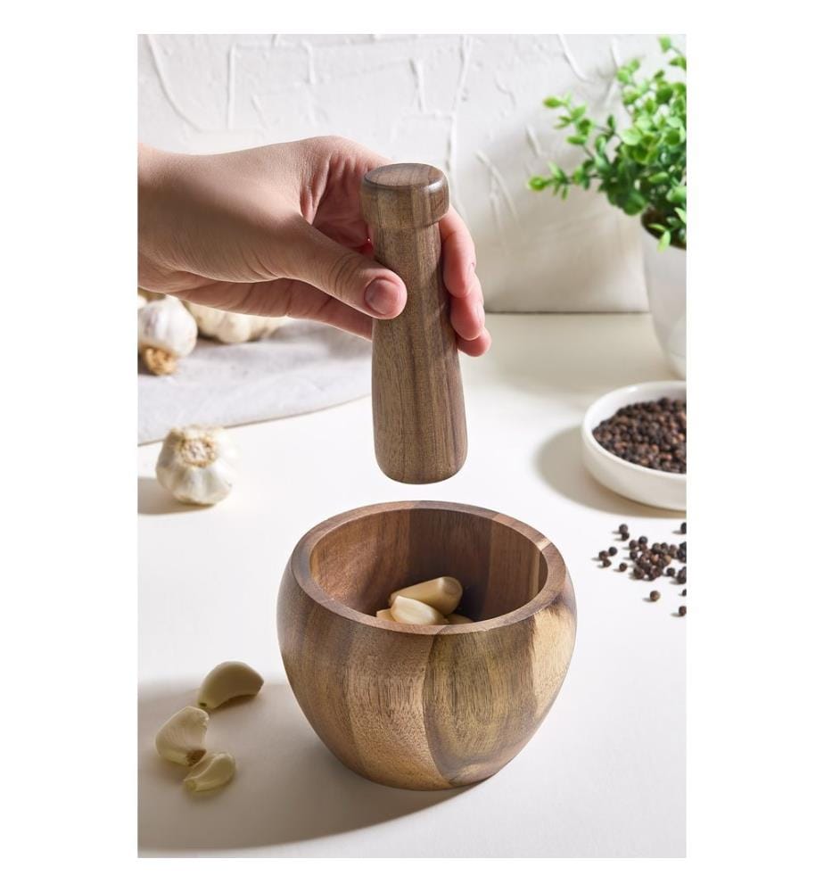 Mortar, Wooden, 100% ACACIA