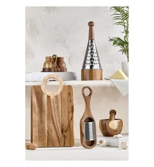 Kitchen Set, 5 Pieces, Wooden, 100% ACACIA
