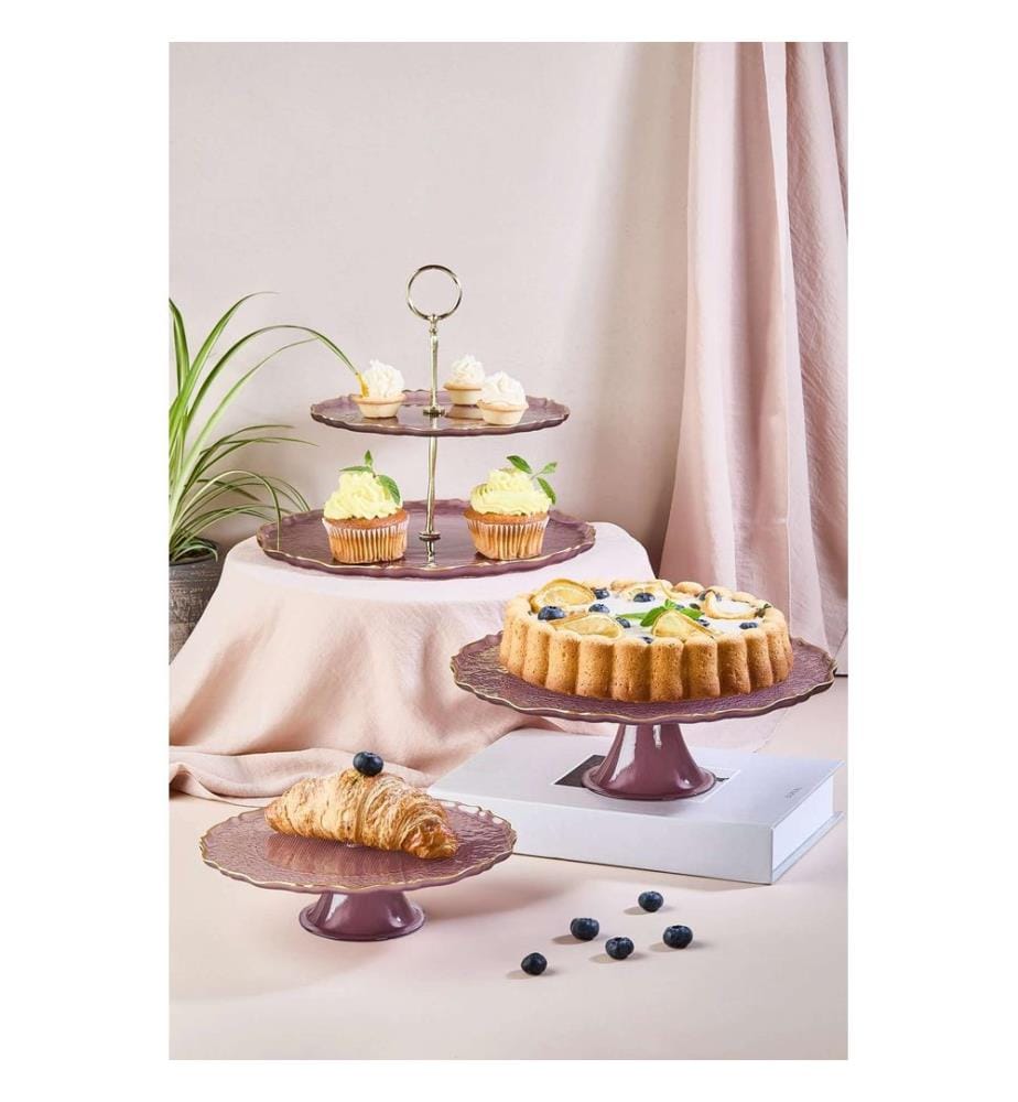 Food Presentation Set, Plum, 100% GLASS