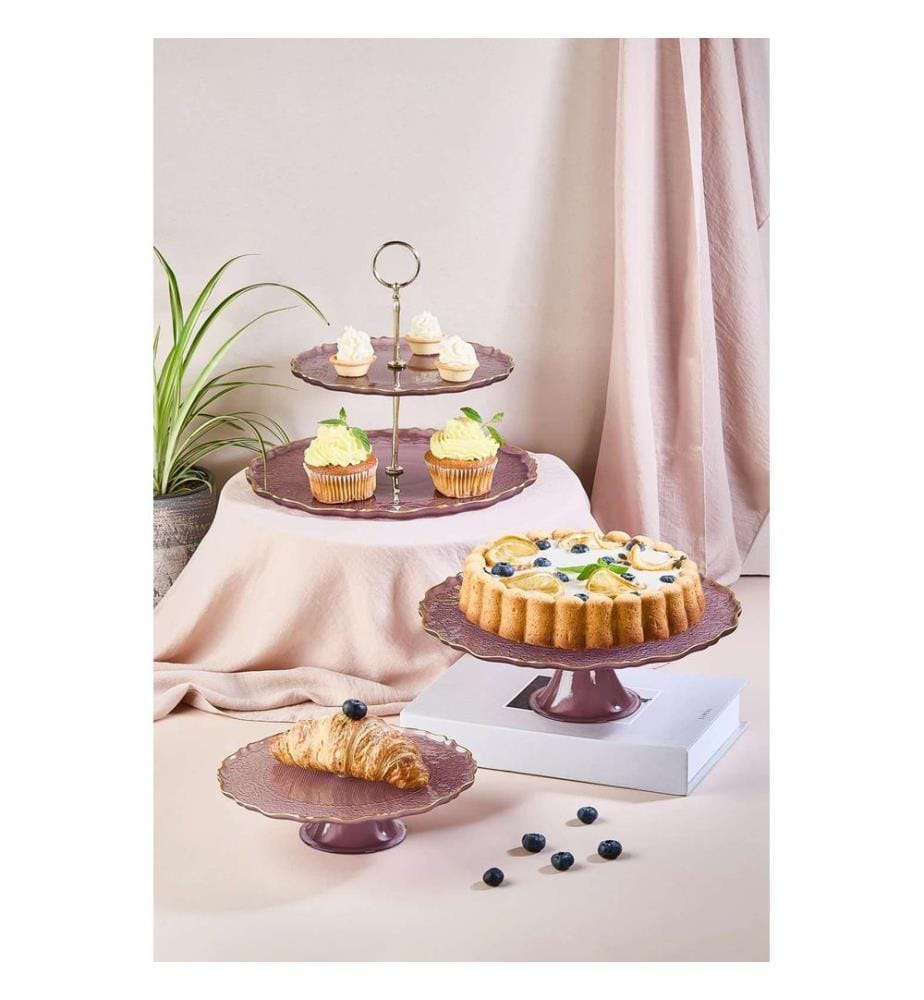 Food Presentation Set, Plum, 100% GLASS