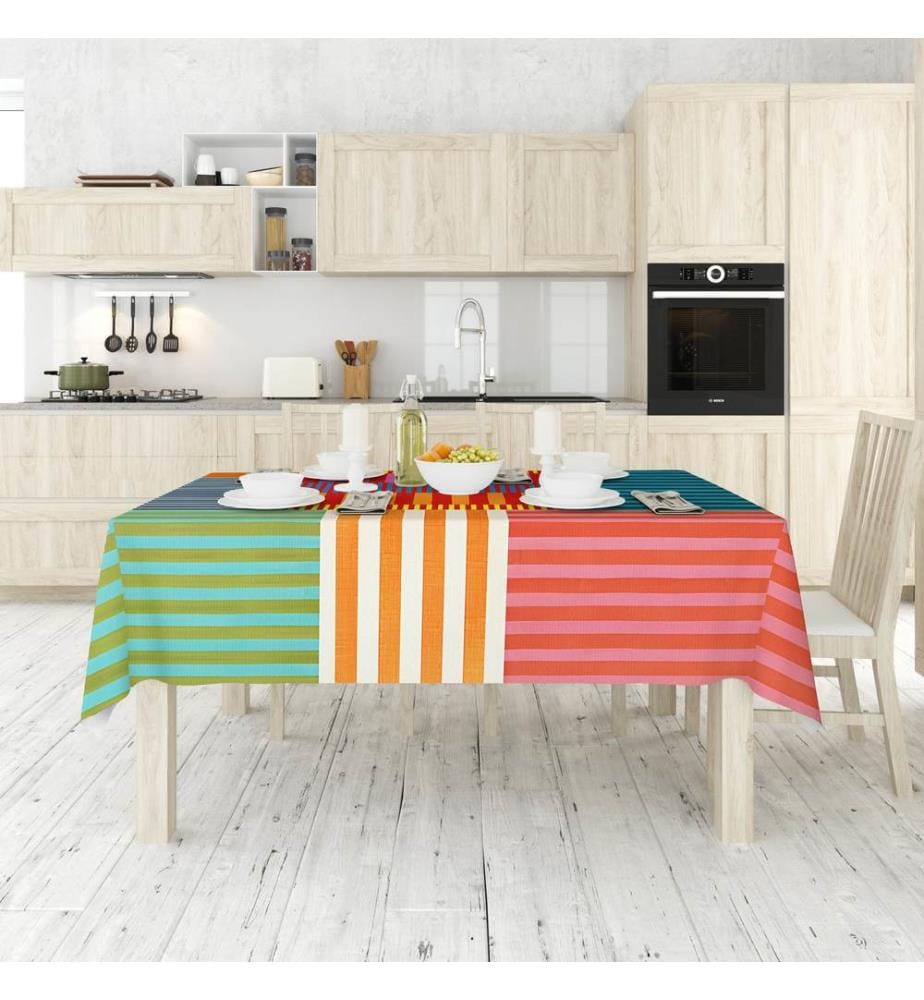 Tischdecke, mehrfarbig, 50 % BAUMWOLLE / 50 % POLYESTER