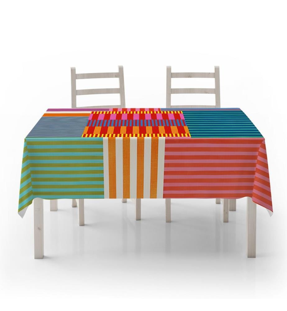 Tischdecke, mehrfarbig, 50 % BAUMWOLLE / 50 % POLYESTER
