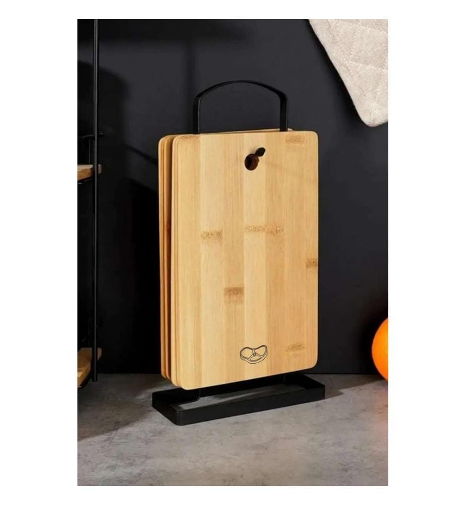Schneidebrett, mehrfarbig, 100 % HOLZ