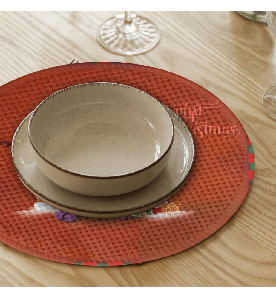 Tischset, mehrfarbig, 80 % POLYESTER / 20 % BAUMWOLLE