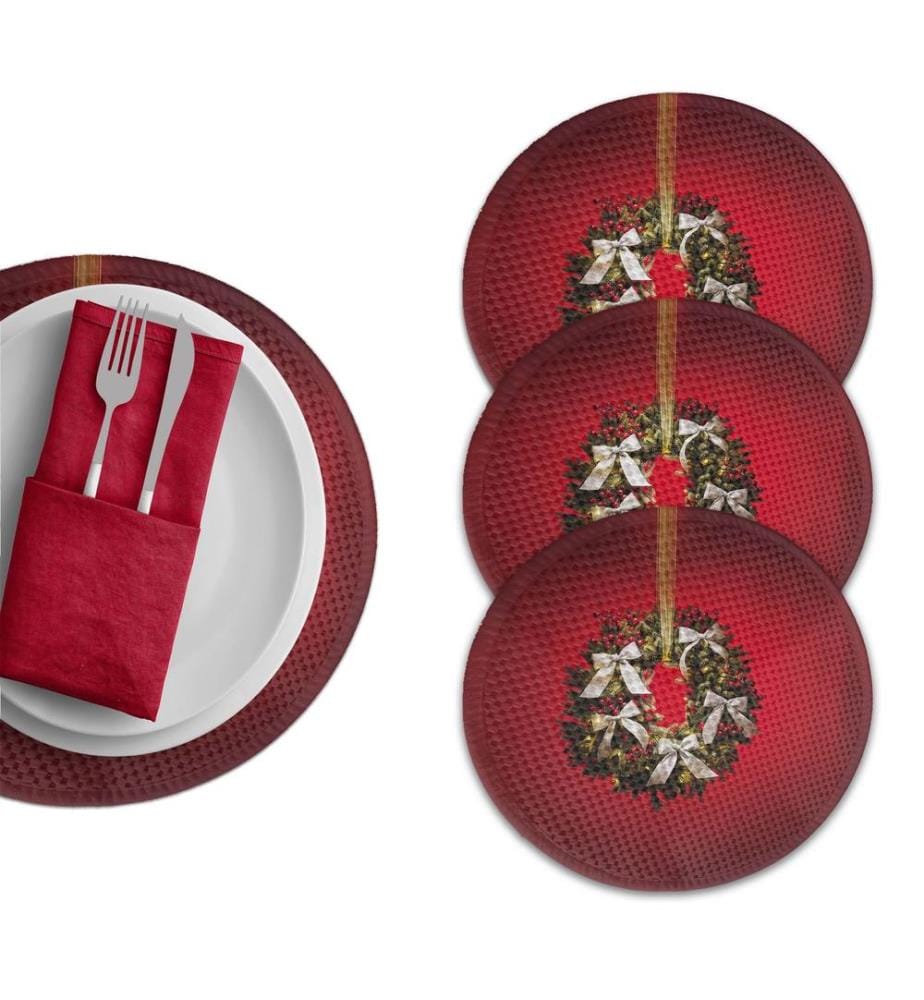 Tischset, mehrfarbig, 80 % POLYESTER / 20 % BAUMWOLLE