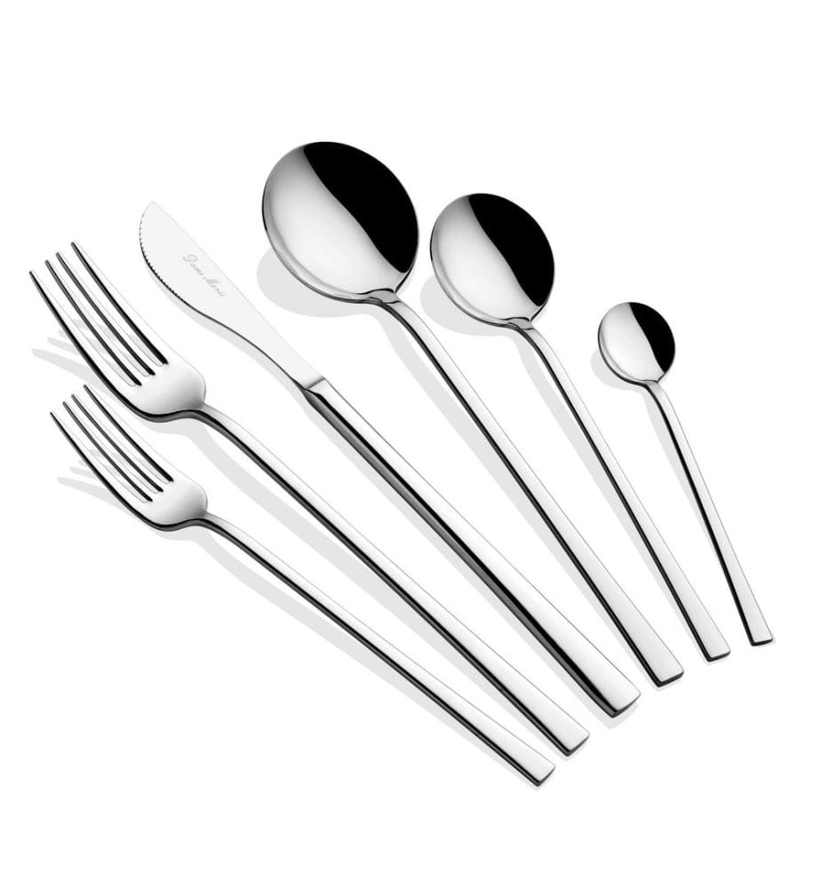 Cutlery Set, 36 Pieces, Silver, 100% STAINLESS STEEL