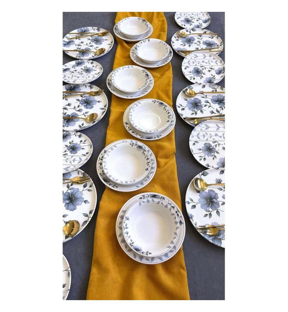 Geschirrset, 24-teilig, mehrfarbig, 100 % KERAMIK