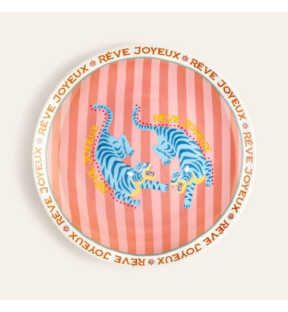 Cake Serving Plate, Multicolor, 100% PORCELAIN