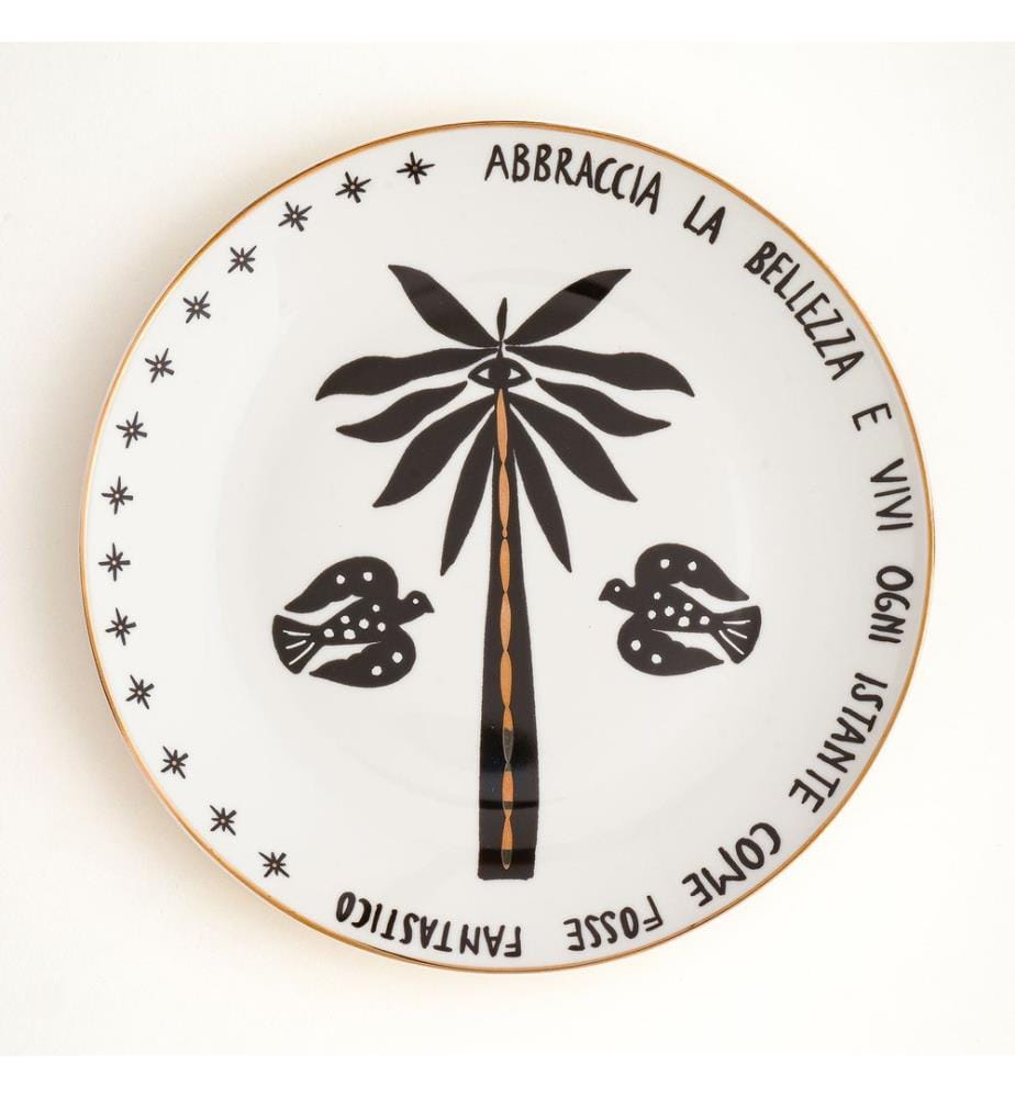 Assiette de service pour gâteaux, blanc, 100% PORCELAINE
