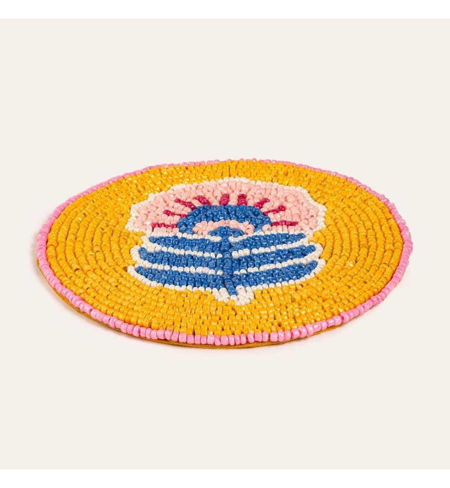 Glasfasermatte, Grün, Rosa, 90 % Glas / 5 % Polyester / 5 % Baumwolle