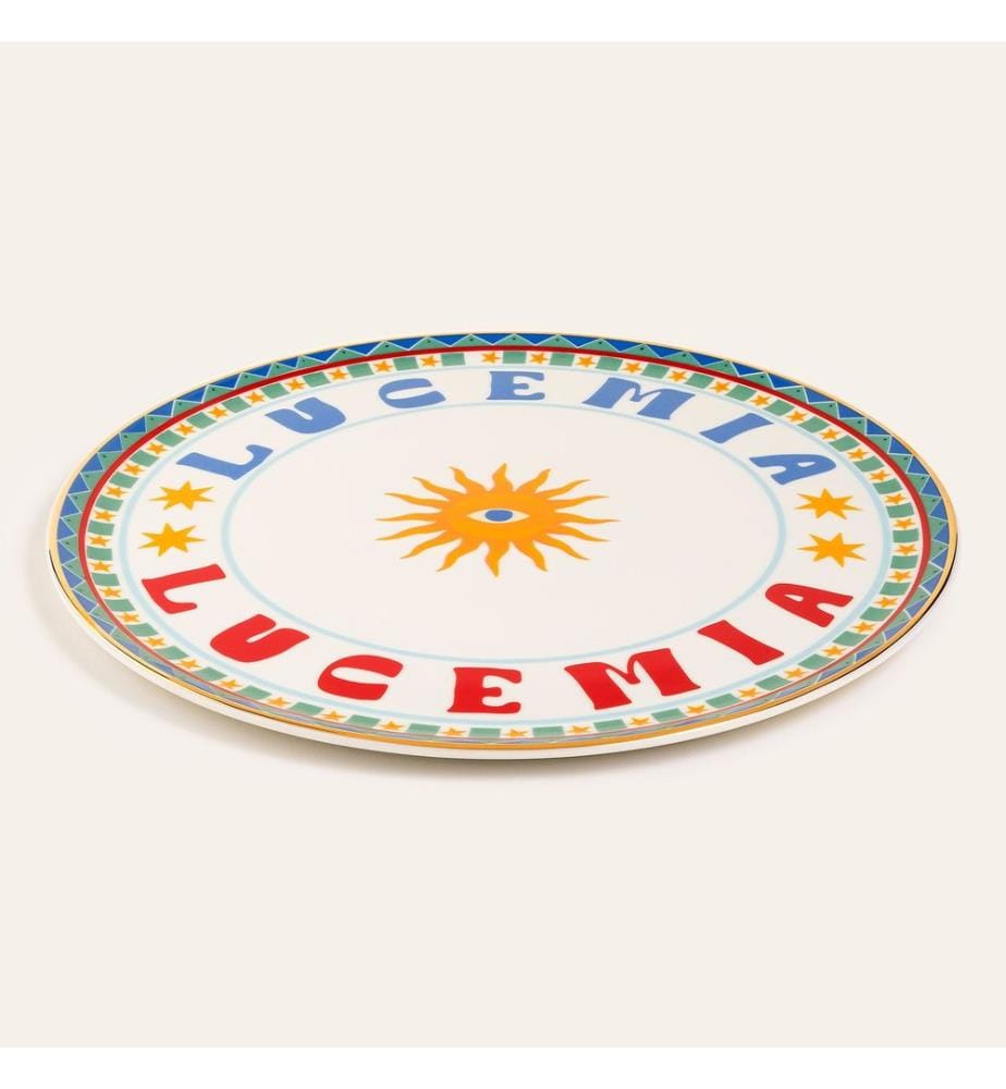 Plate, Blue, 100% PORCELAIN