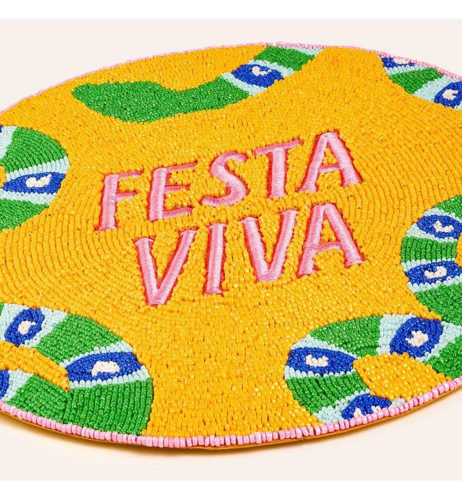 Table Mat, Yellow, 80% GLASS / 20% POLYESTER