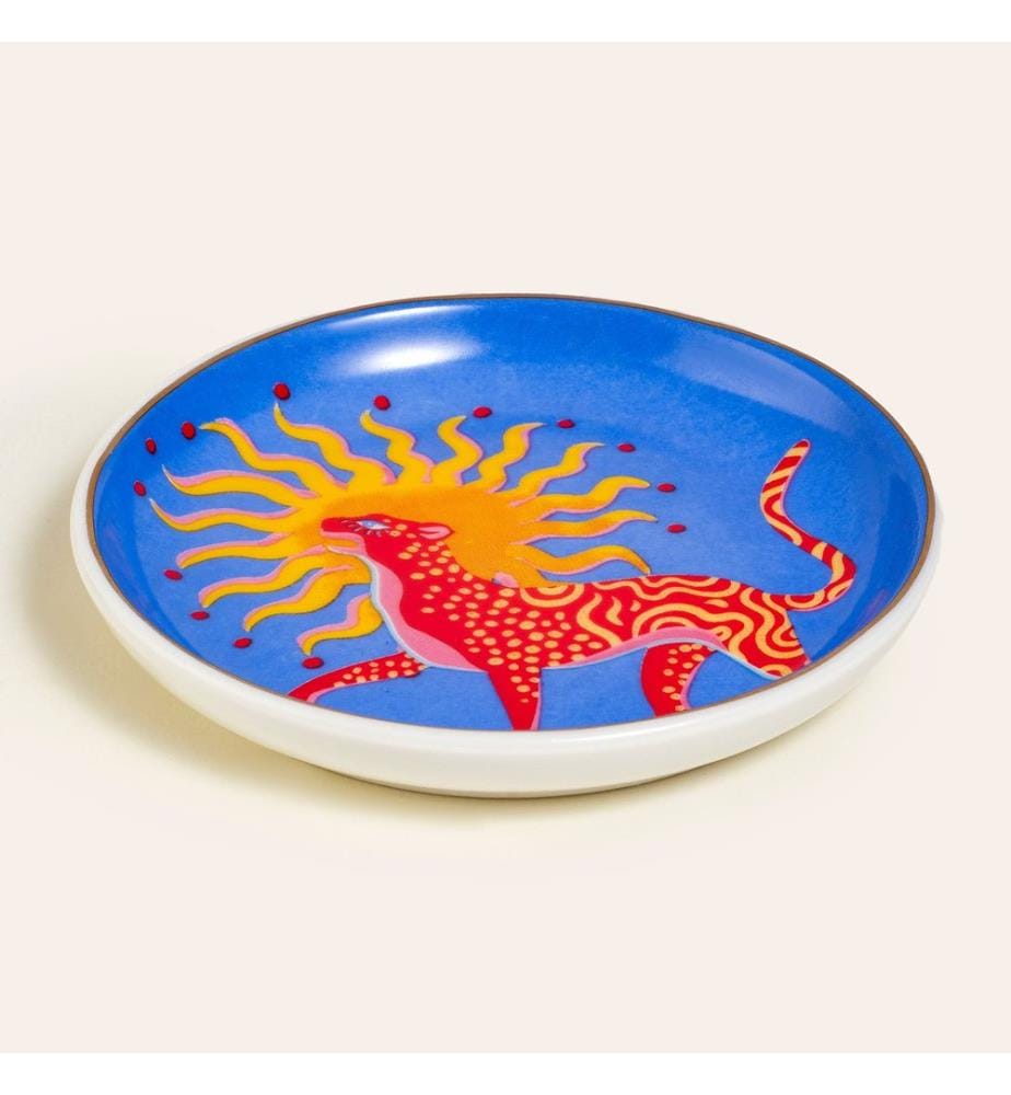Assiette, Bleu, 100% PORCELAINE