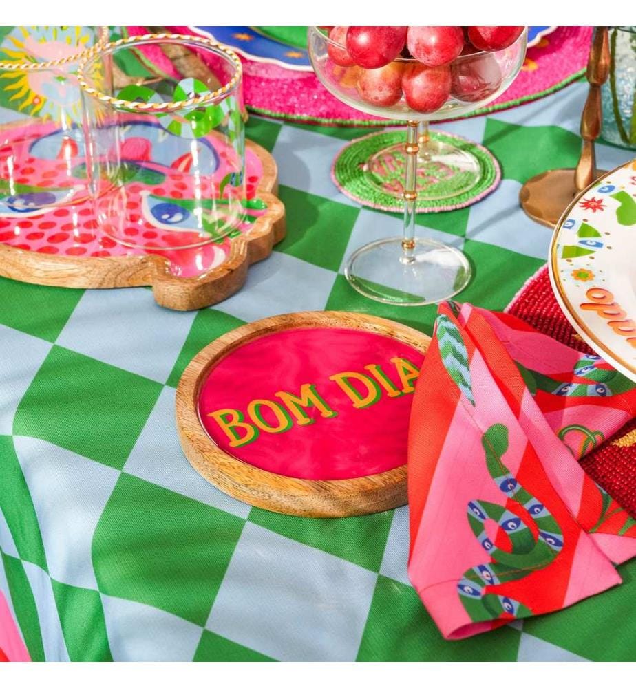 Food Presentation Board, Fuchsia, 100% MANGO WOOD