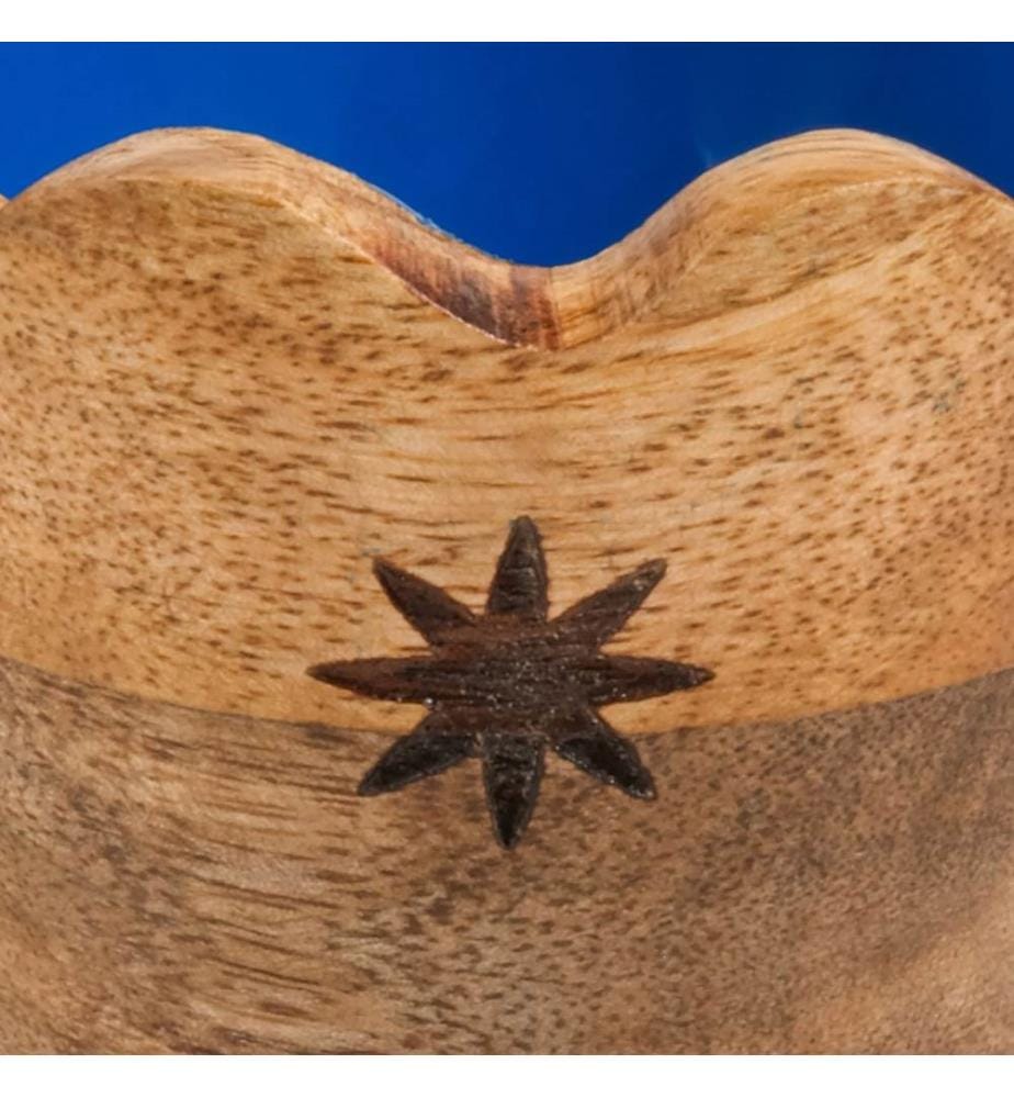 Vorspeisenschale, Marineblau, 100 % Mangoholz