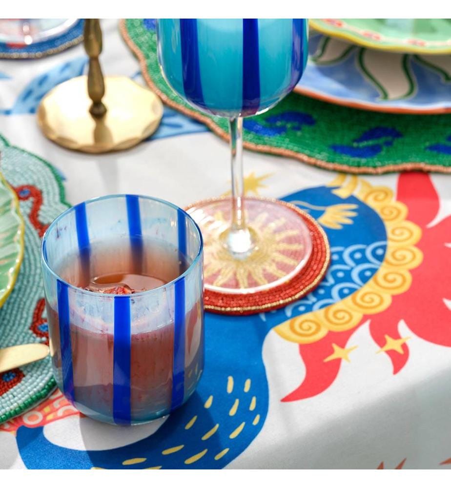 Glas, Blau, 100% GLAS
